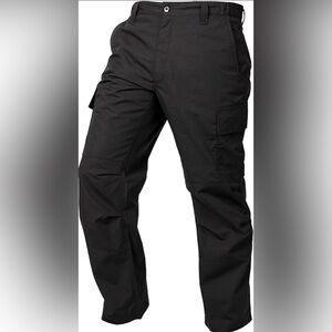 NWT LAPG Core Cargo Tactical Pants Black Ripstop 34 x 34 Stretch Waist LA Police